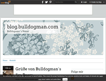 Tablet Screenshot of blog.bulldogman.com